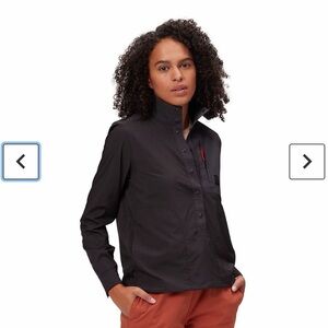 Topo Design Tech Popover‎ Shirt Black